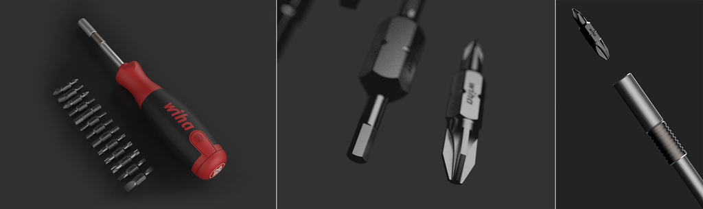 Xiaomi Wiha 26 in 1 Screwdriver Kit В комплект входит набор из 13 двусторонних бит из прочной хромированной стали