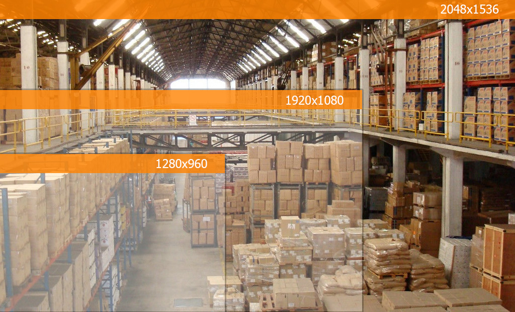 Высокое качество записи в разрешении 2048х1536p