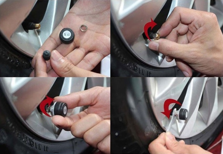 Комплект внешних датчиков давления в шинах CARCAM TPMS - комфорт и безопасность