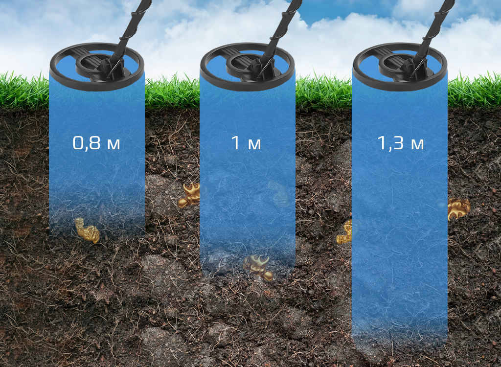 Большая глубина обнаружения