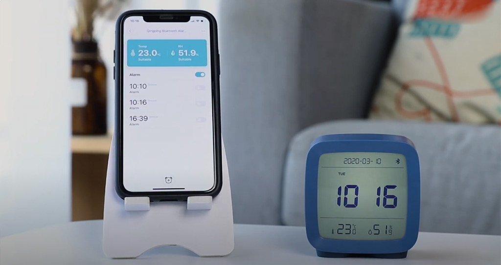 Xiaomi Bluetooth Alarm Сlock CGD1 - СИНХРОНИЗАЦИЯ СО СМАРТФОНОМ