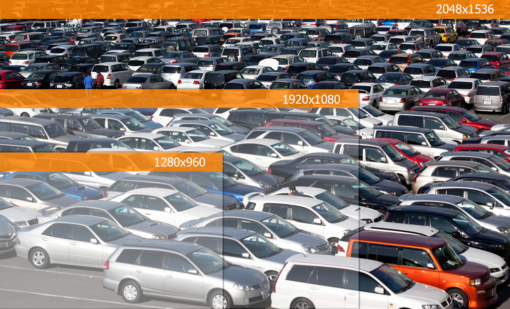 Высокое качество записи в разрешении 2048х1536p