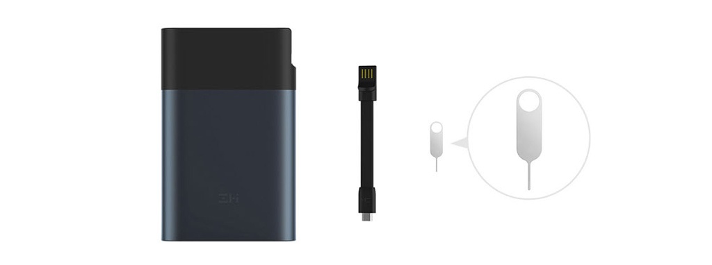Роутер Xiaomi Zmi 4G Wi-Fi и Power Bank MF885 10000 mAh Black