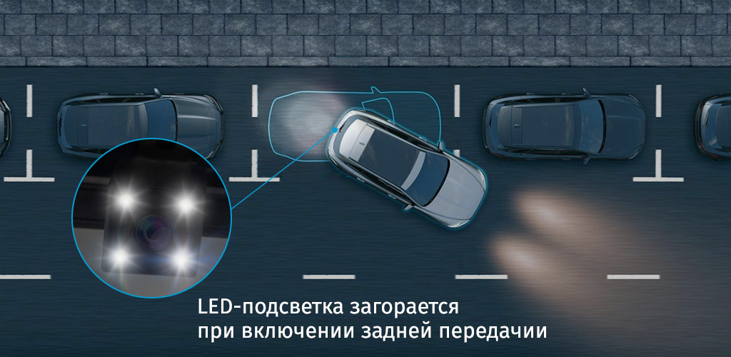 CARCAM Z6 — LED-подсветка