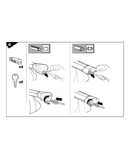 Carcam Rail 8102+b1 - быстрая установка