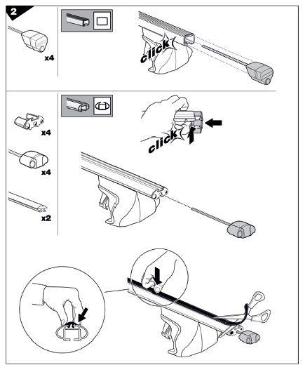 Carcam Rail 8102+b1 - быстрая установка