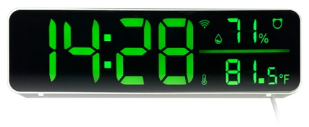 CARCAM Tuya WiFi Temperature and Humidity Sensor with Clock Function SZ-01T