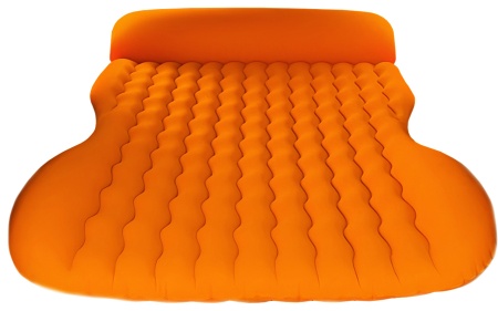 CARCAM Inflatable Auto Airbed, Auto Air Pump, 170x133 cm. (CCMTE1758) Orange