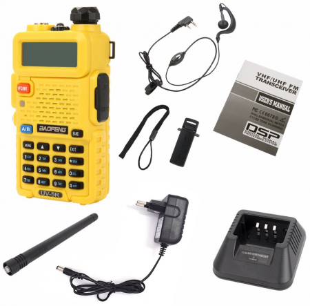Baofeng UV-5R Yellow