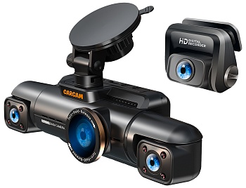 CARCAM 4CH FullHD (4x1080p) Super Real View 360º WiFi DASH CAM GPS DVR CC-365