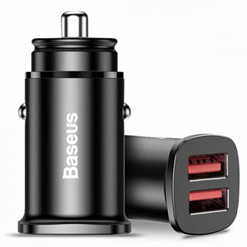 Baseus Car Charger 30W Dual QC3.0 Black (CCALL-DS01)