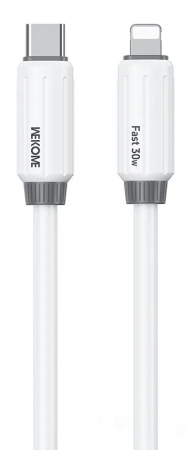 Wekome Fast Data Cable Type-C to Lighting 30W (WDC-29) White