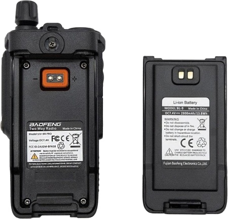 Baofeng UV-9R PRO V2 8W BLACK 