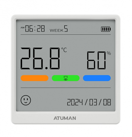 Xiaomi AtuMan Temperature and Humidity Clock THSE