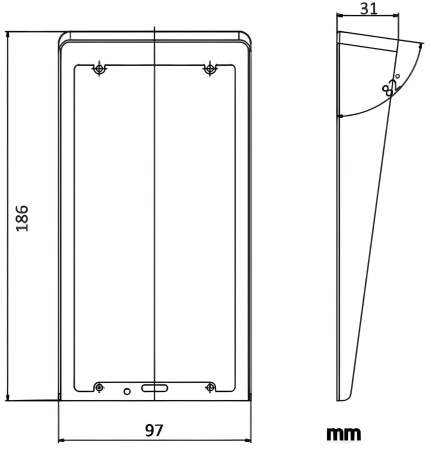 HiWatch DS-KABV8113-RS/Flush