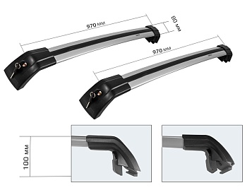 CARCAM RAIL B8183 970мм