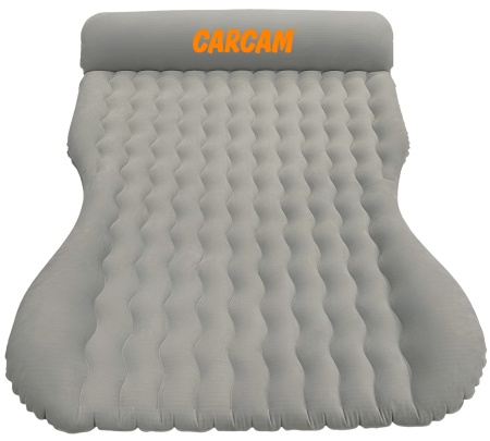 CARCAM Inflatable Auto Airbed, Auto Air Pump, 170x133 cm. (CCMTE1758) Gray