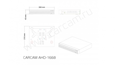 CARCAM AHD1668