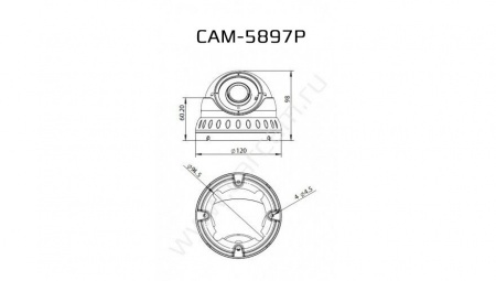 CARCAM CAM-5897VP