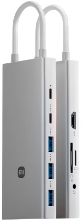 Xiaomi Type-C 10-in-1 Docking Station (XMTIO01YM) Silver