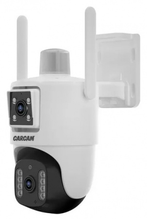CARCAM 4MP Outdoor PTZ 10x Zoom Triple Lens Dual View Camera V380BP3DL-4G