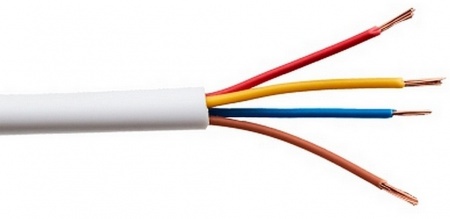 Кабель сигнальный 4-жильный 4x0.22 мм, 1 м