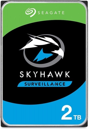 Seagate Skyhawk ST2000VX015, 2ТБ, HDD, SATA III, 3.5"