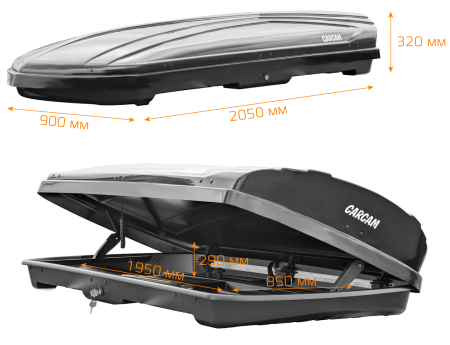 CARCAM ROOF BOX 500L (CC3033) Black