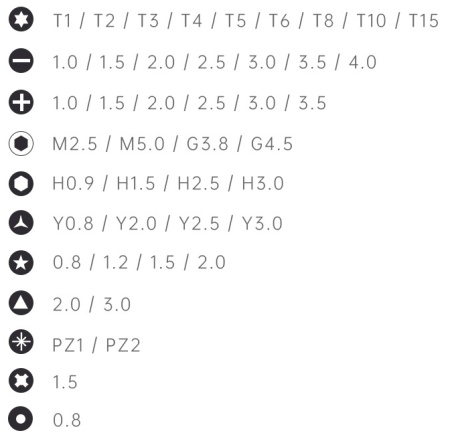 JAKEMY Screwdriver Toolkit (JM-8180A)