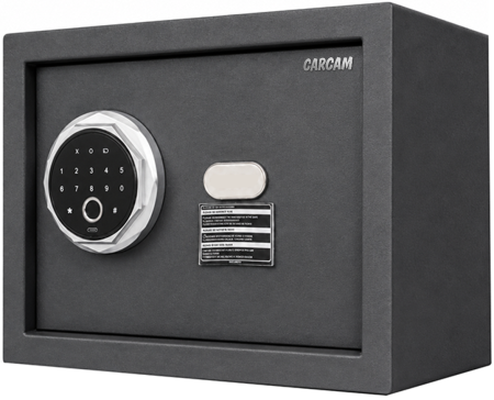 CARCAM Smart Fingerprint Safe Box (CC25FEC) Black