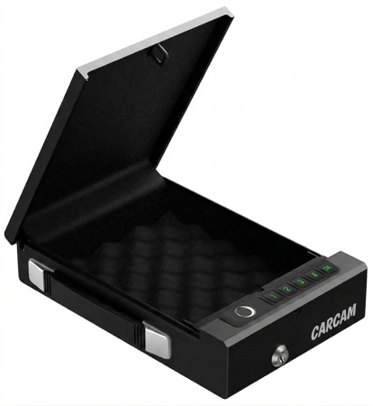 CARCAM Tuya Smart WIFI Fingerprint Safe Box (CCH16), black