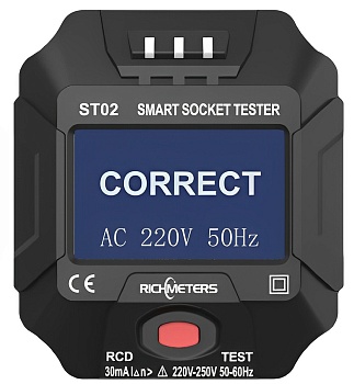 RichMeters ST02 Тестер розеток