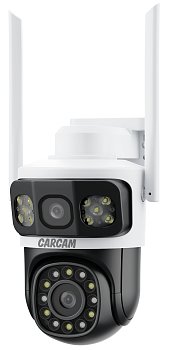 CARCAM 4MP Outdoor PTZ Triple View Camera V380BP7-WIFI
