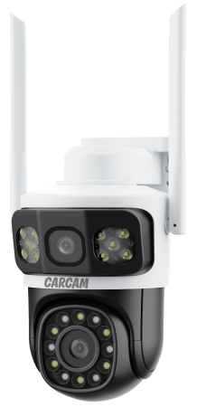 CARCAM 4MP Outdoor PTZ Triple View Camera V380BP7-WIFI