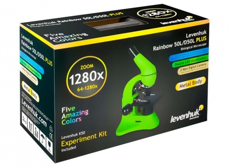 Levenhuk Rainbow 50L PLUS Lime