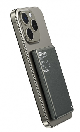 Wekome Blade Ultra-Thin Magnetic Wireless Power Bank 15W 5000 mAh Type-C (WP-82) Tarnish