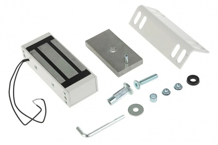 CARCAM М2-300 Электромагнитный замок с уголком (белый)