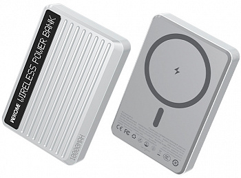 Wekome Blade Gen3 Ultra-Thin Magnetic 15W Wireless Fast Charging Power Bank 10000 mAh (WP-81) Grey