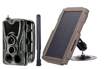 Комплект Suntek HC-801LTE и солнечная панель с аккумулятором Suntek SP-02 Solar panel with Li-ion battery 2500mAh