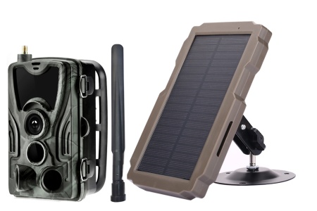 Комплект Suntek HC-801LTE и солнечная панель с аккумулятором Suntek SP-02 Solar panel with Li-ion battery 2500mAh