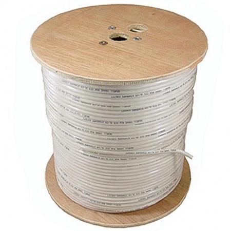 Кабель коаксиальный RG-59U, 75 Ом (CCA, AL) + 2x0.75 мм2 CCA, 50 м