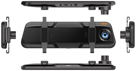 CARCAM 4K+FHD WiFi GPS Mirror Dash Cam Z8 Pro