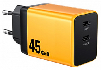Wekome Keylour Series 45W GaN Charger USB-С*2 (WP-U33) Yellow