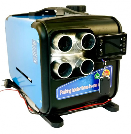 Viking Portable Autonomous Diesel Heater 9.9kW 12v/24v/220v-4 Aluminum Blue