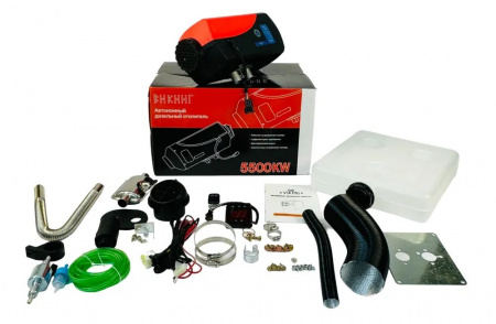 Viking Autonomous Diesel Heater 5.5kW 12V/24V-1 Plastic Black/Red