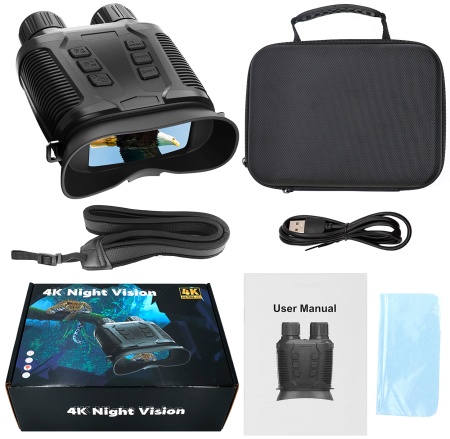 Suntek 4K Big Screen Full Color Night Vision Binocular NV3280