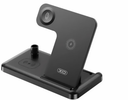 XO 4-in-1 Foldable Wireless Charging Holder (XO-WX033) Black