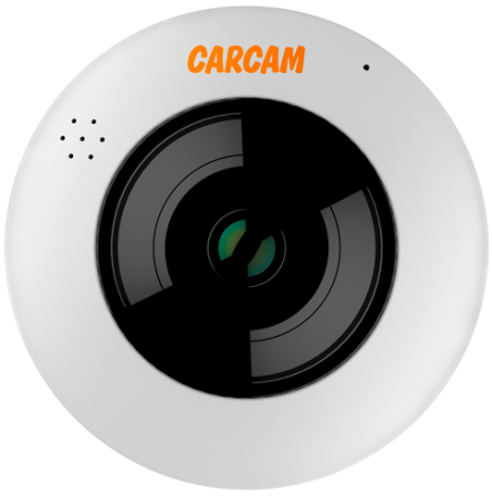 CARCAM 4MP 180˚ Fisheye IP Camera 4360