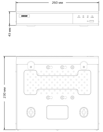CARCAM 4CH POE NVR8804