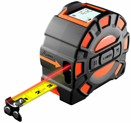 Gusbon Mileseey Laser Tape Measurer 2 in 1 40m (DT11) Orange